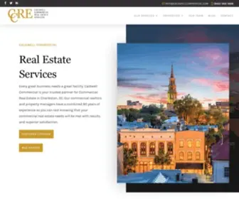 Caldwellcommercial.com(Commercial Real Estate Charleston) Screenshot