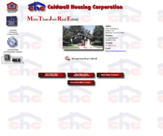 Caldwellhousing.com(Caldwell Housing Corporation) Screenshot