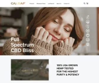 Caleafoil.com(Best CBD extract supplier in San Diego) Screenshot