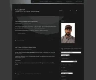 Calebcoy.blog(CALEB COY) Screenshot