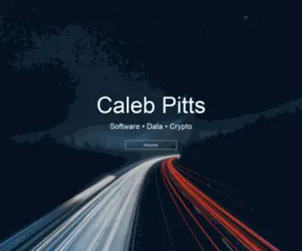 Calebpitts.com(Caleb Pitts) Screenshot