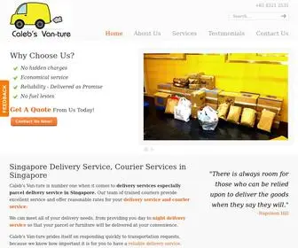 Calebsvanture.com(Delivery Service) Screenshot