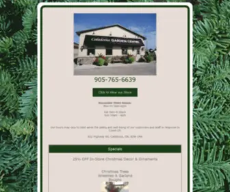 Caledoniagardencentre.ca(Caledonia Garden Centre) Screenshot