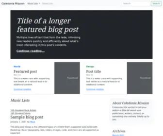 Caledoniamission.com(Caledonia Mission) Screenshot
