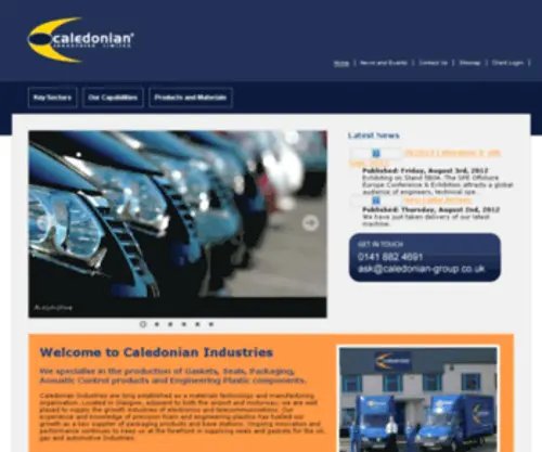 Caledonian-Group.co.uk(Caledonian Industries Limited) Screenshot