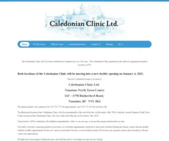 Caledonianclinic.ca(Caledonian Clinic Ltd) Screenshot