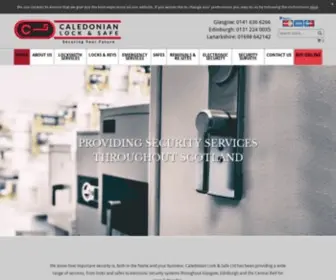 Caledonianlock-Safe.co.uk(Security services in Scotland by Caledonian Lock & Safe) Screenshot