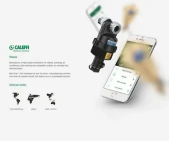 Caleffi.com(Caleffi Hydronic Solutions) Screenshot