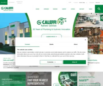 Caleffi.info(Caleffi S.p.A) Screenshot