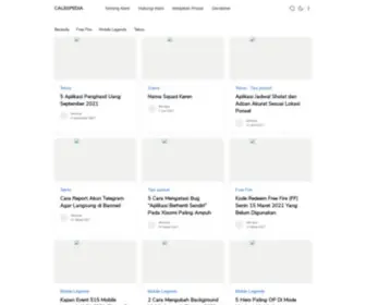 Calegpedia.id(CALEGPEDIA) Screenshot