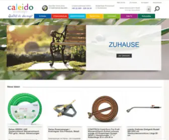 Caleido-Concept.de(Garten Bewässerungstechnik & Schläuche) Screenshot