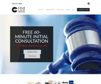 Calelawoffice.com(Tulsa Criminal Defense Attorney) Screenshot