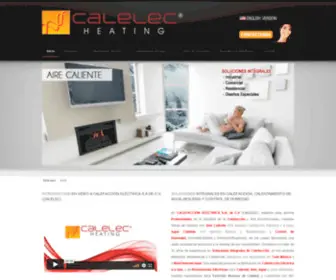 Calelec.com(CALELEC INTERNATIONAL) Screenshot