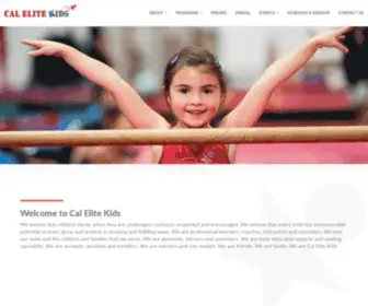 Calelitekids.com(Cal Elite Kids) Screenshot