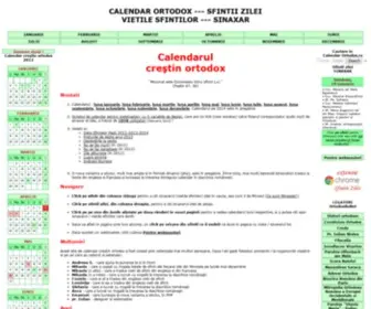 Calendar-Ortodox.ro(Calendar ortodox) Screenshot