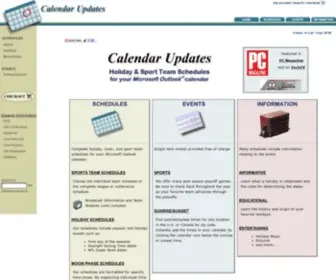 Calendar-Updates.com(Calendar Updates) Screenshot