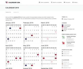 Calendar-Usa.com(Calendar Usa) Screenshot