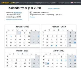 Calendar.center(Kalender voor jaar 2020) Screenshot