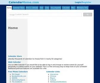 Calendarhome.com(Calendarhome) Screenshot