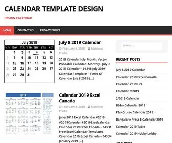 Calendarhuzz.net(Calendar Template Design) Screenshot