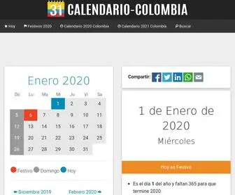 Calendario-Colombia.com(Hoy S) Screenshot