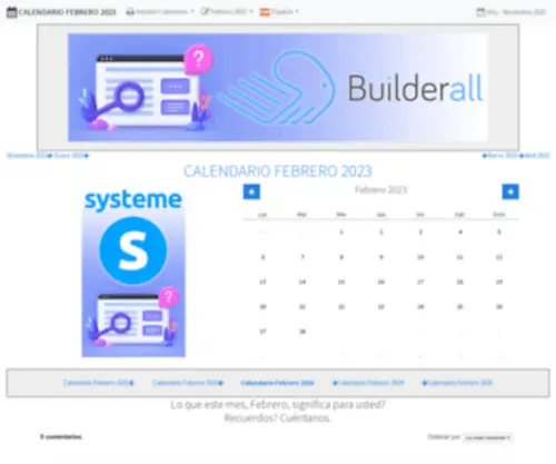 Calendario-Febrero.com(CALENDARIO FEBRERO) Screenshot
