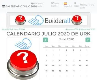 Calendario-Julio.com(CALENDARIO JULIO 2020) Screenshot