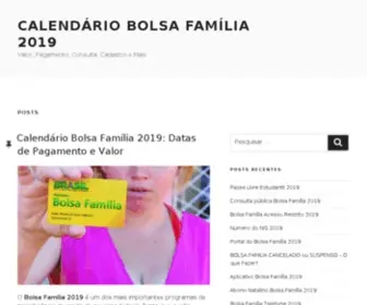 Calendariobolsafamilia2019.com.br(CALENDÁRIO BOLSA FAMÍLIA 2019 → 【CADASTRO】) Screenshot