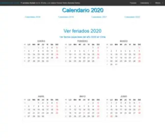 Calendariochile.com(Calendario 2023 de Chile) Screenshot