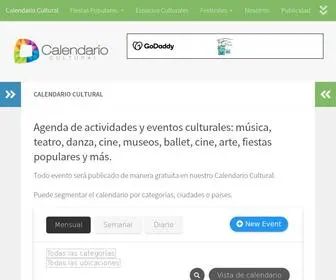 Calendariocultural.org(Calendario Cultural . Agenda de actividades y eventos culturales) Screenshot