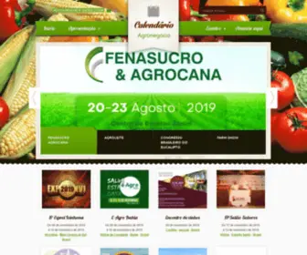 Calendariodoagronegocio.com.br(Calendário do Agronegócio) Screenshot