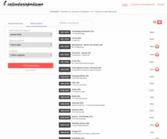 Calendariopodismo.it(Calendario delle prossime gare di podismo) Screenshot