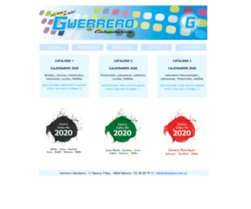 Calendarios.com.es(Inicio) Screenshot