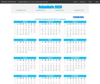 Calendariovenezuela.com(Calendario) Screenshot
