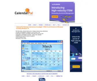 Calendarpal.com(Desktop Calendar) Screenshot