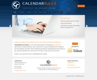 Calendarrulesforoutlook.com(CalendarRules for Outlook) Screenshot
