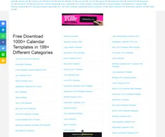Calendarstemplates.com(Free Download Monthly Calendar Templates Year) Screenshot