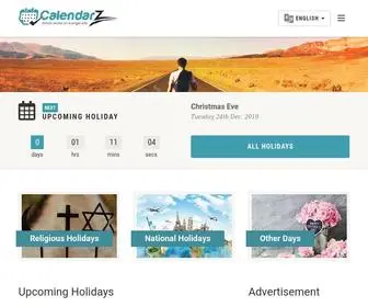 Calendarz.com(Whole world on a single site) Screenshot