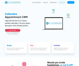 Calendoo.biz(Online Booking and Calendar Client Management) Screenshot