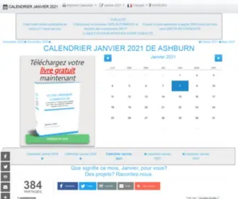 Calendrier-Janvier.com(CALENDRIER JANVIER) Screenshot
