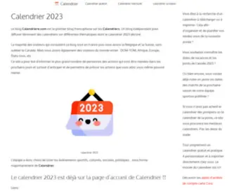 Calendriere.com(Calendrier 2012) Screenshot