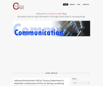 Calert.info(Global Website For Corporate Compliance Consultancy & Training) Screenshot