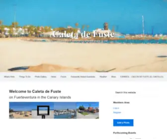 Caletafuerteventura.com(Caleta in Fuerteventura) Screenshot