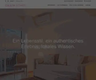 Caletahomes.com(Caleta Homes) Screenshot