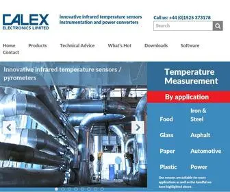 Calex.co.uk(Pyrometer) Screenshot