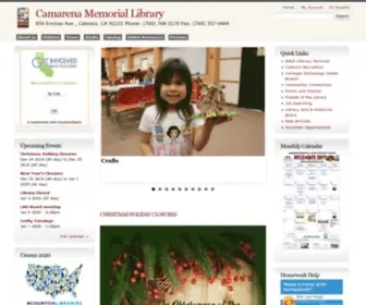 Calexicolibrary.org(Camarena memorial library) Screenshot