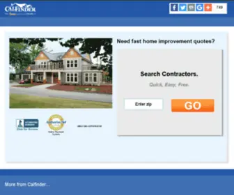 Calfinder.com(Home Remodeling Contractors) Screenshot