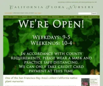 Calfloranursery.com(California Flora Nursery) Screenshot