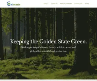 Calforests.org(Home) Screenshot