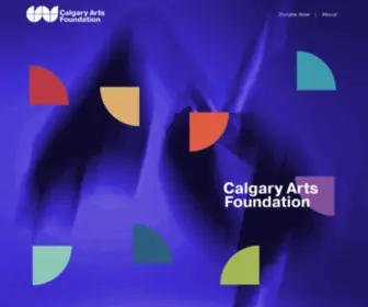 Calgaryartsfoundation.ca(Calgary Arts Foundation) Screenshot